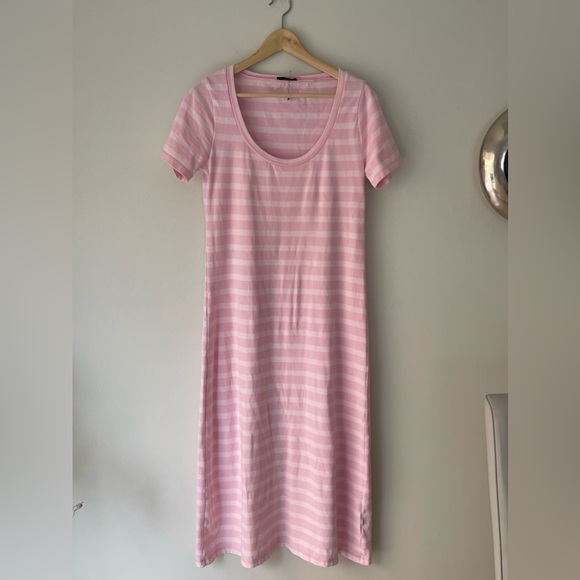 J. Crew Knit Striped Midi Dress Size Small - Picture 3 of 13